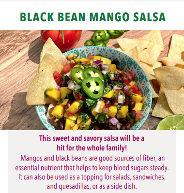 Black Bean Mango Salsa