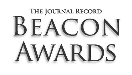 The Journal Record Beacon Awards logo