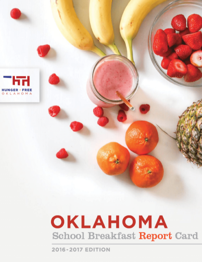 Oklahoma School Breakfast Report Card 2016-22017 Edition cover image